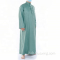 materiale daffah marchio ricamato arabo musulmano thobe